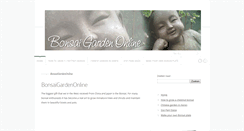 Desktop Screenshot of bonsaigardenonline.com